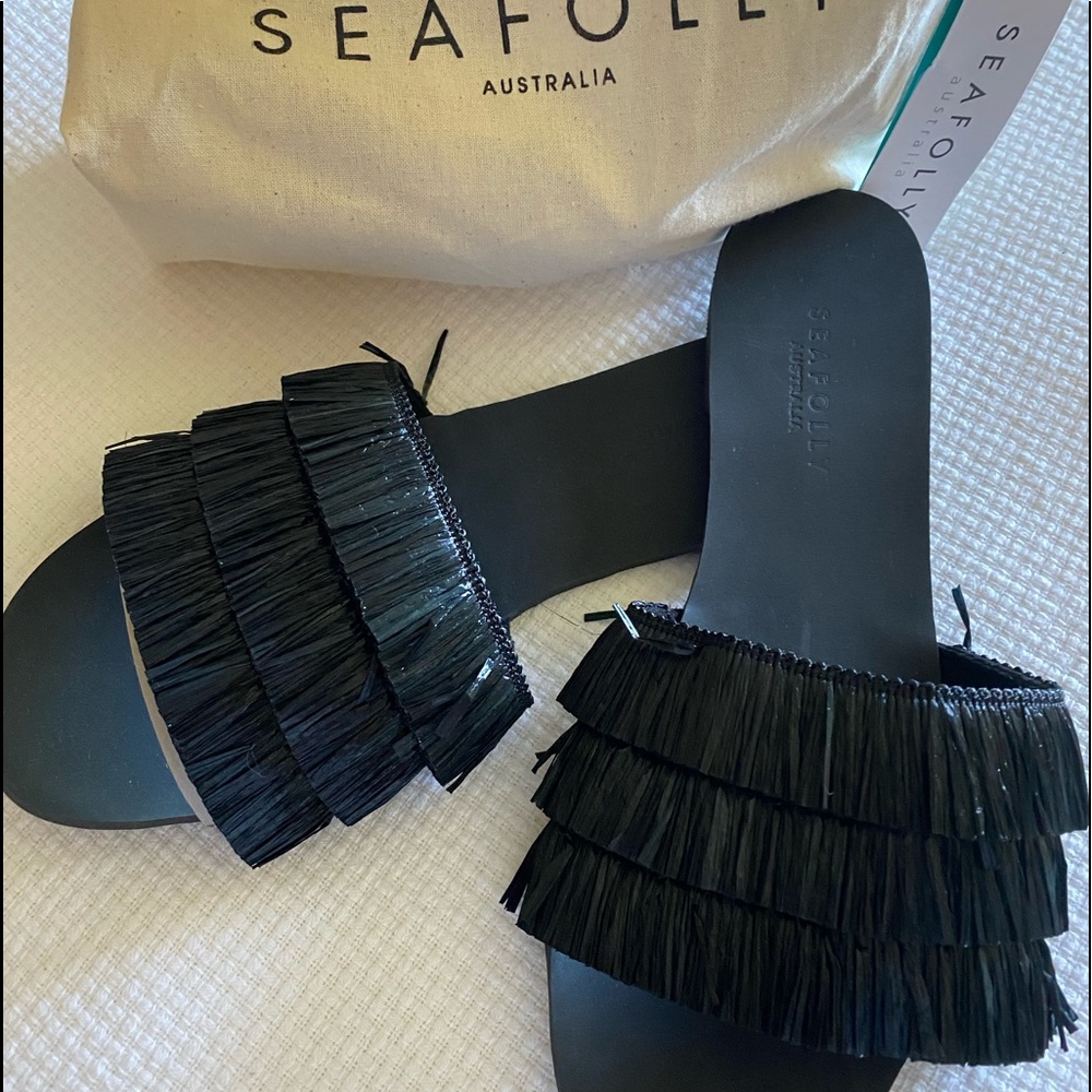 Seafolly, walkabout, Fringe sandal